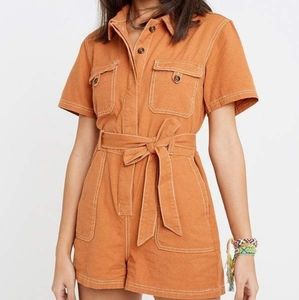 Urban Outfitters Orange Romper